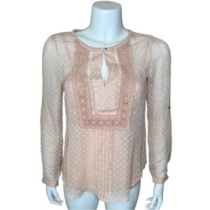 Daniel Rainn Swiss Dot Top Blouse Small Petite SP 2-pc Set NWT